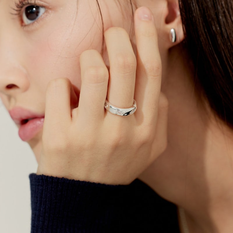 Murmur [925silber]Crush Glitzer Zirkonia Ring