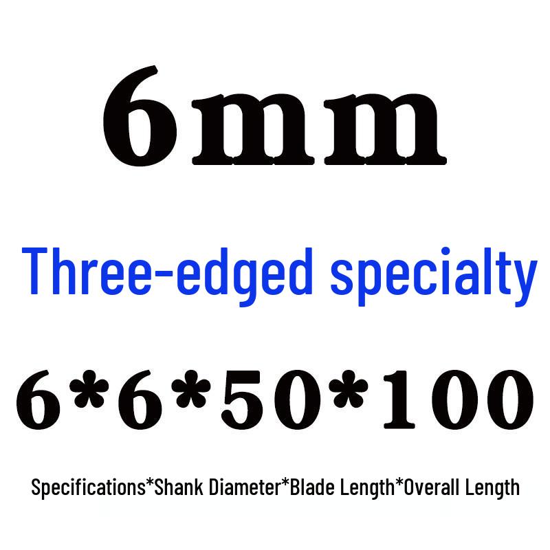 Southwest 3-Flute End Mill with Three Straight Shanks - Sizes: 3 To 20mm