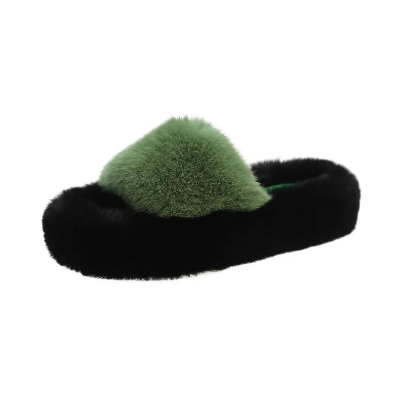 Slippers Women 2024 Autumn and Winter New Simple Fashion Home Warm Slippers