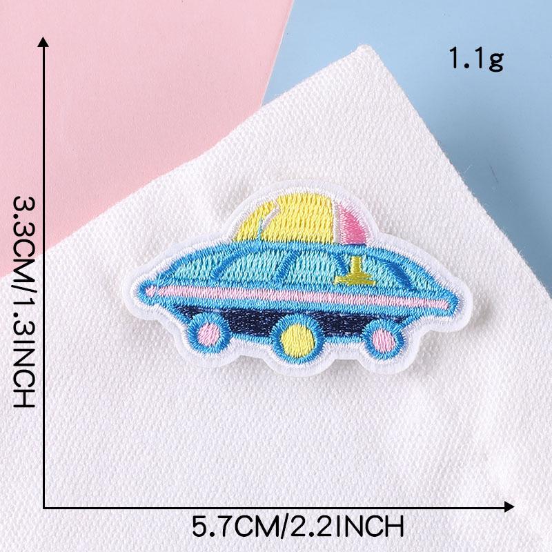 DIY Cartoon UFO Embroidered Cloth Badge Patch for Clothing and Accessories