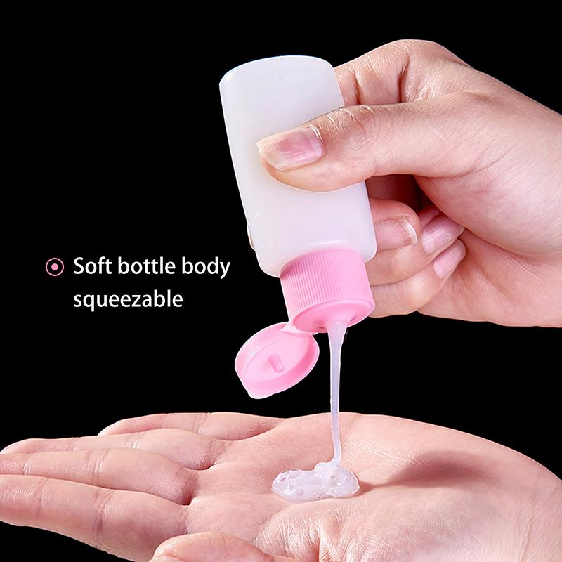 11Pcs Travel Refillable Bottle Set Cosmetic Lotion Toner Spray Shampoo Essentials Cream Bottle Empty Container For Toiletries