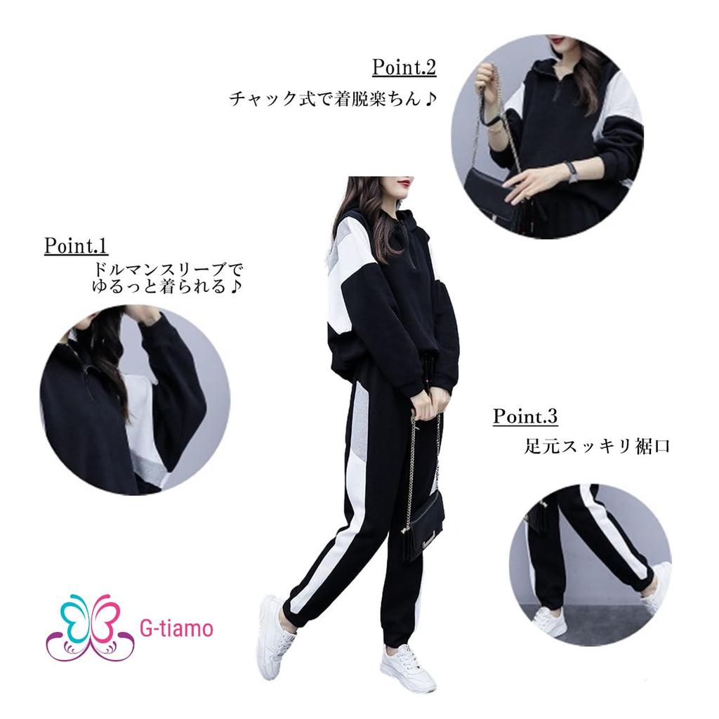 Tracksuit Fitness Size Simple Perfect for Remote Running G-tiamo Women's Set, Sweatshirt, Loungewear, Sportswear, Wear, Loungewear, Hoodie,