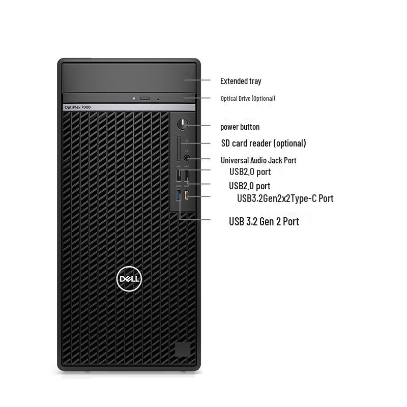 Dell OptiPlex 7010 PLUS Business Desktop PC with 27-inch Monitor (CN version)