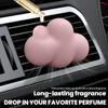 Cute Cloud Car Air Freshener - Gypsum Aroma Diffuser Vent Clip, Refillable Creative Auto Decor Gift for Women Men