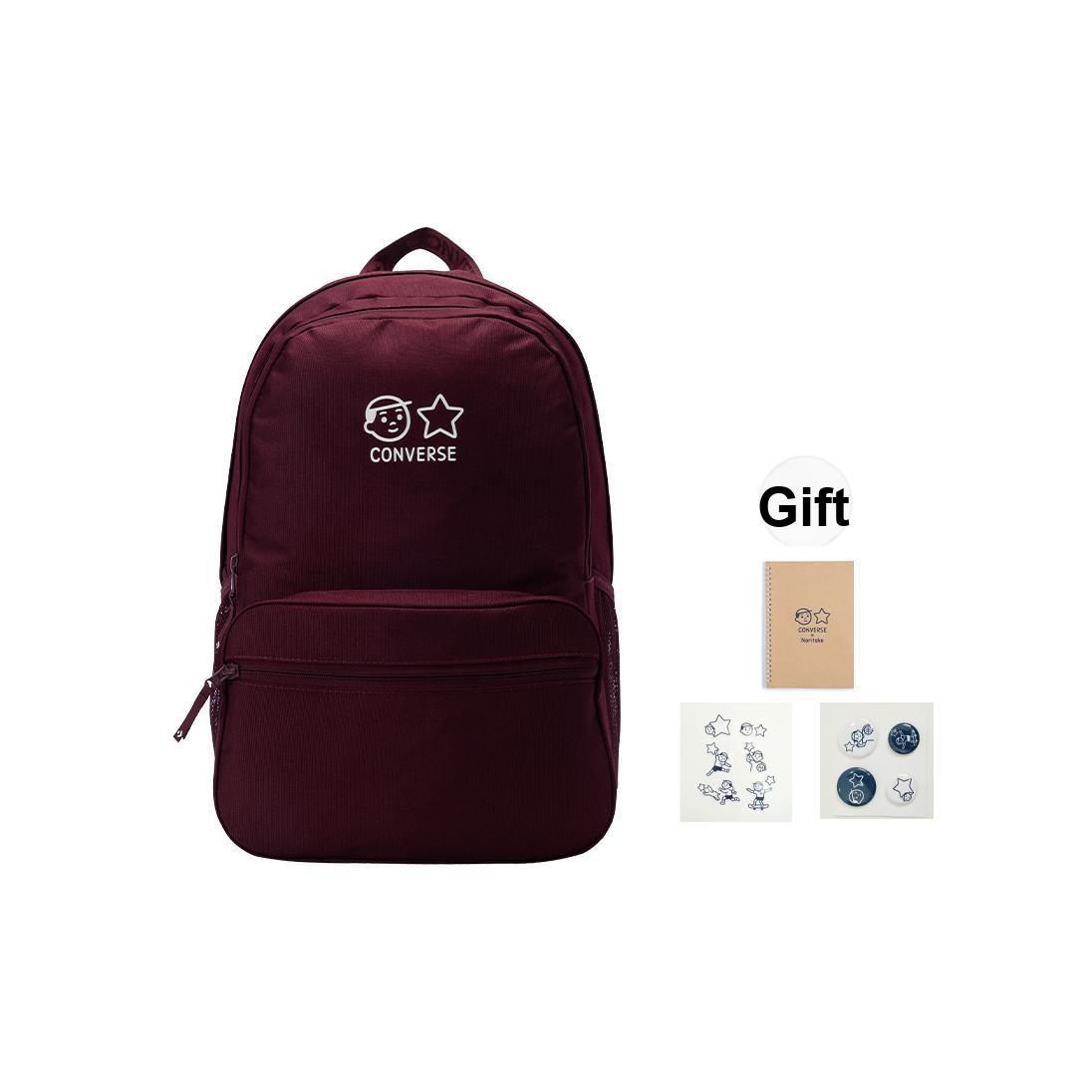 

Converse X Noritake Large Capacity Casual Retro Multi-Compartment Fashion Versatile Collaboration Backpack Men backpack Port-Tea-Red CV2523019PS-002 Porter Tea Red,M