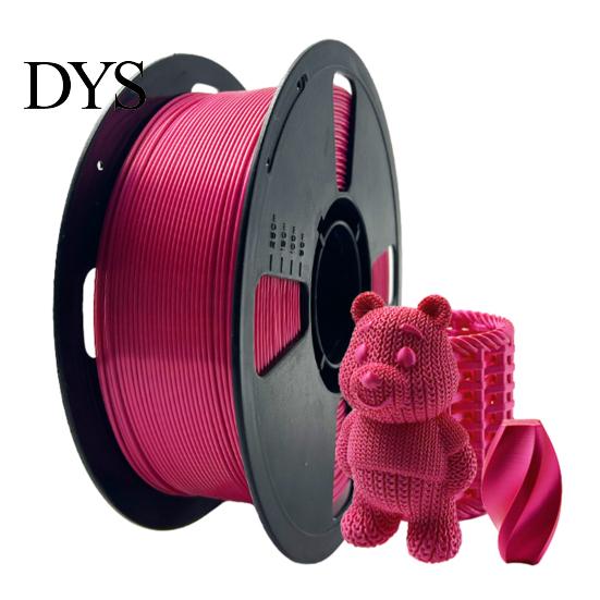 3D Printer Consumables Silk PLA Filament, 1.75mm 1kg Spool Filament for High Toughness Speed Printing, Strong Most FDM Printers Printing