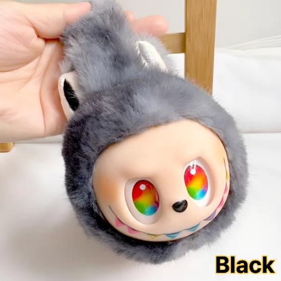 Labubu „Big Into Energy“ Plüsch-Ohrenwärmer – Ultraweiche Winter-Ohrenwärmer für Outdoor, Reisen & Alltagsstil