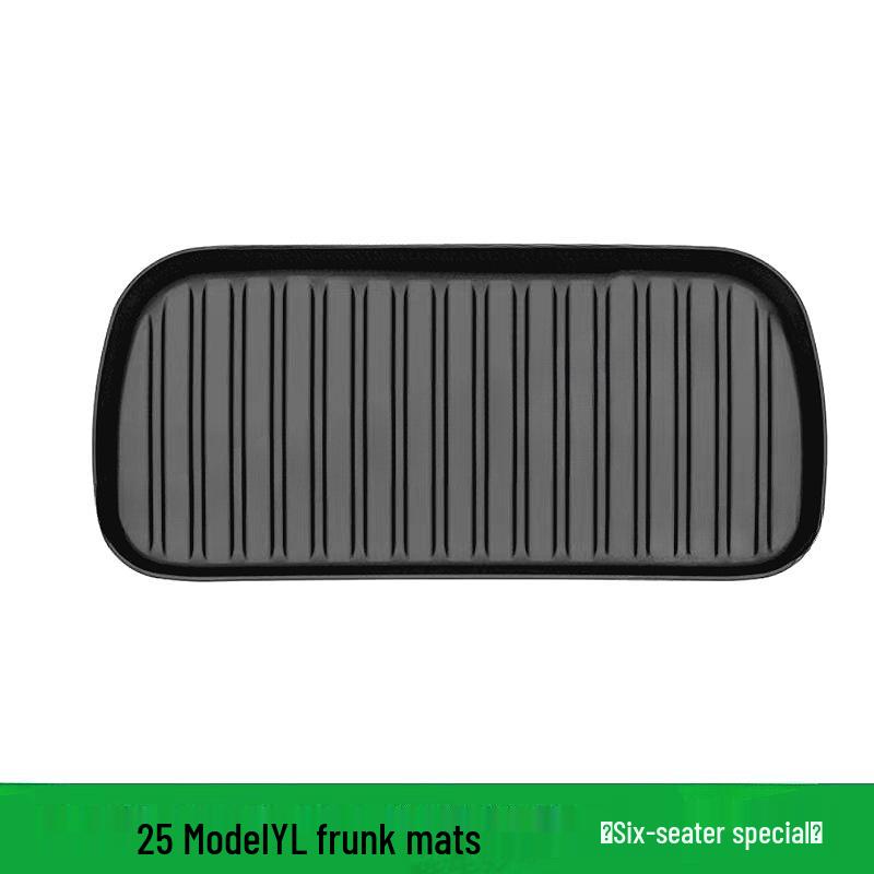 Tesla Model Y 25-Piece TPE Mat Set: Foot Pads, Backrest, Trunk, Front & Rear Storage Mats