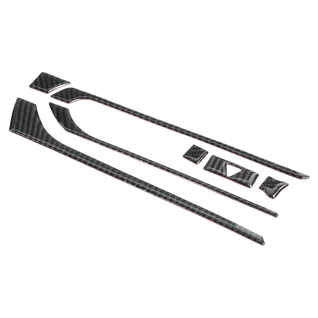 7pcs Set Navigation Panel Trim Central Control Air Vent Decor Carbon Fiber Fit for Mazda MX 5 ND Roadster ND 16 20
