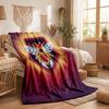 Watford Football Print Flannel Blanket Soft Warm Sofa Bed Throw Blanket For Home Office Bedroom