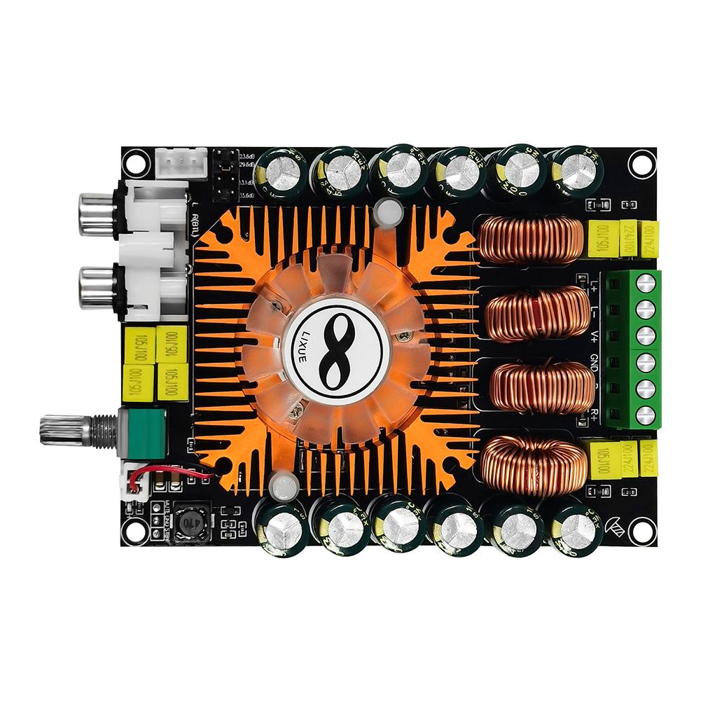 

TDA7498E 2.0 High Power Digital Power Amplifier Board 160Wx2 Dual Channel HIFI Amplifier Board Support BTL 220W With Cooling Fan чорний