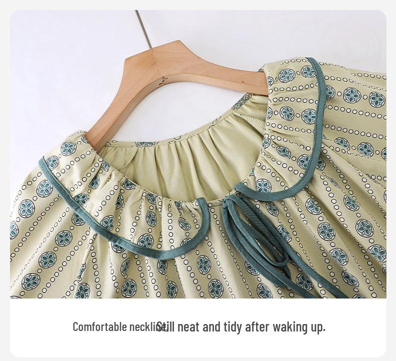 2025 Women's Lycra Cotton Pajama Set - Long Sleeve & Pants for Spring/Autumn, Wearable Outside & Cozy for Home