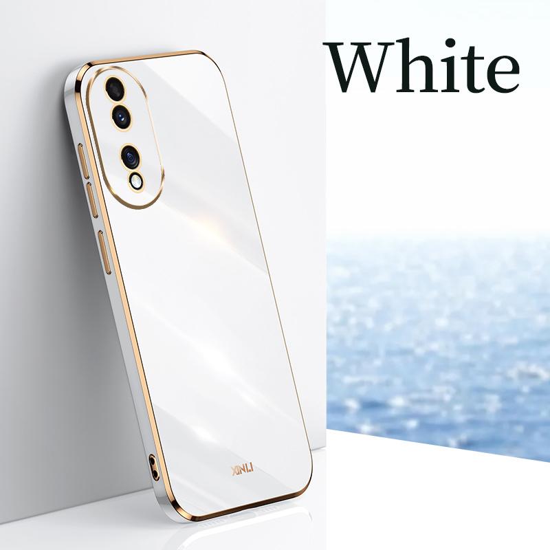 Glitter Bling Square Plating TPU Phone Case For Huawei P50 P50E Honor 80 70 60 50 Pro SE X8 5G Shockproof Bumper Soft Silicone Cover