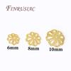 14K/18K Gold Plated Filigree Beads Caps Supplies For Jewelry,Brass Metal Bead Caps Findings,DIY Necklace/Bracelets Accessories