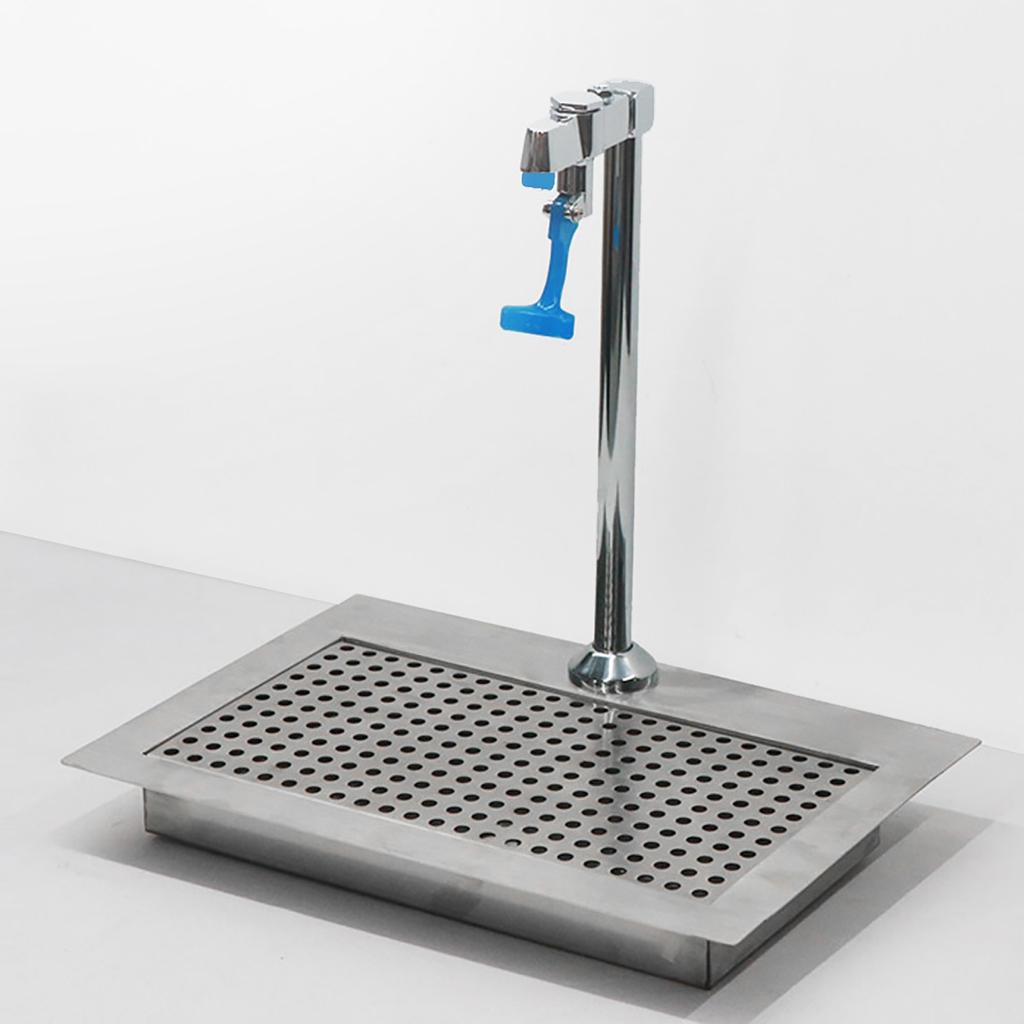 Push Cup Faucet Delay Faucet Net Tap Water Station Pedestal Glass Filler