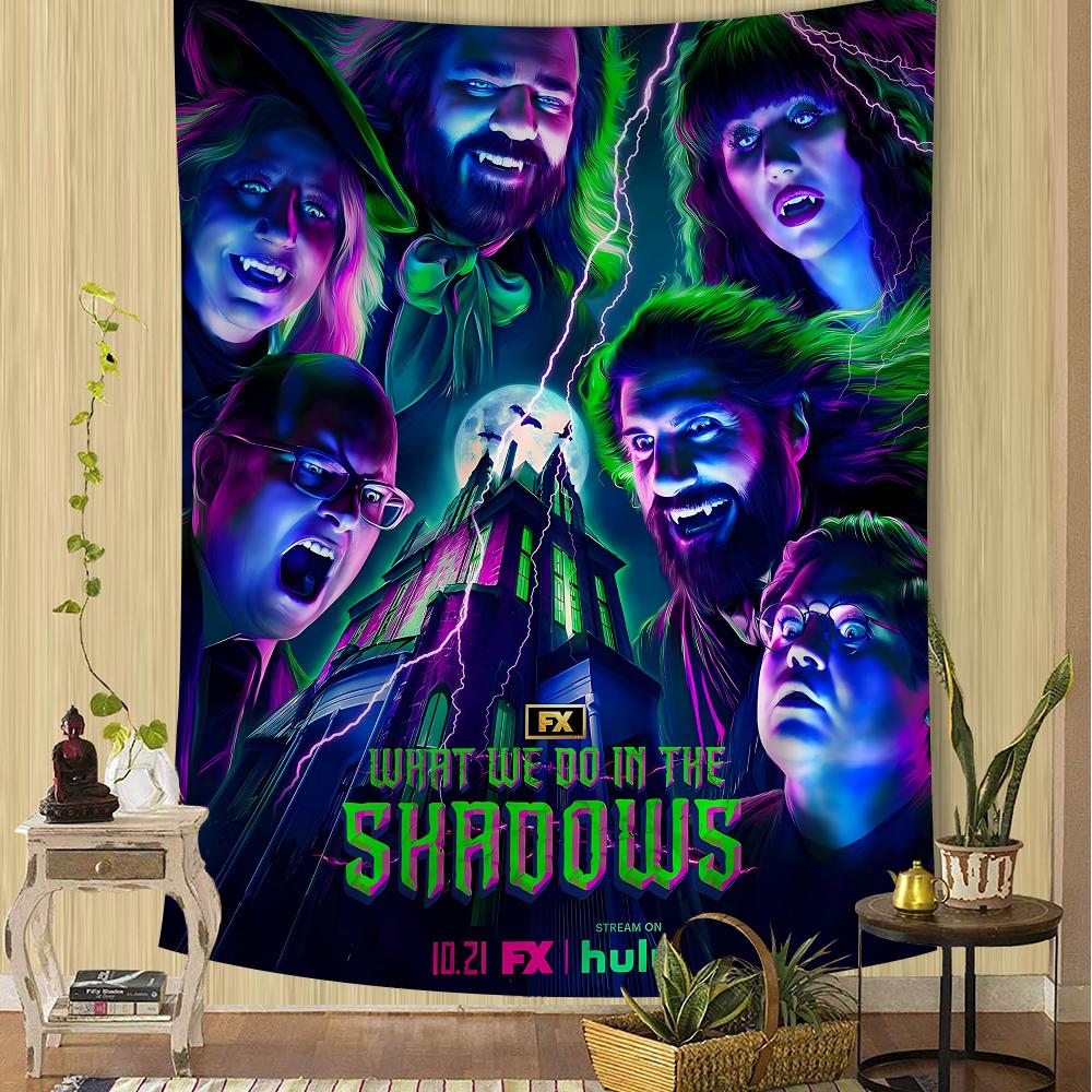 What We Do In the Shadows Movie Hanging Bohemian Tapestry Bohemian Wall Tapestries Mandala Kawaii Room Decor