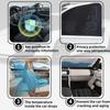 Cars Window Shades–4Pcs Breathable Mesh Sun Shade For Back & Side Windows, UV Protection For Baby, Family & Pets, Privacy Screen, Bug & Mosquito