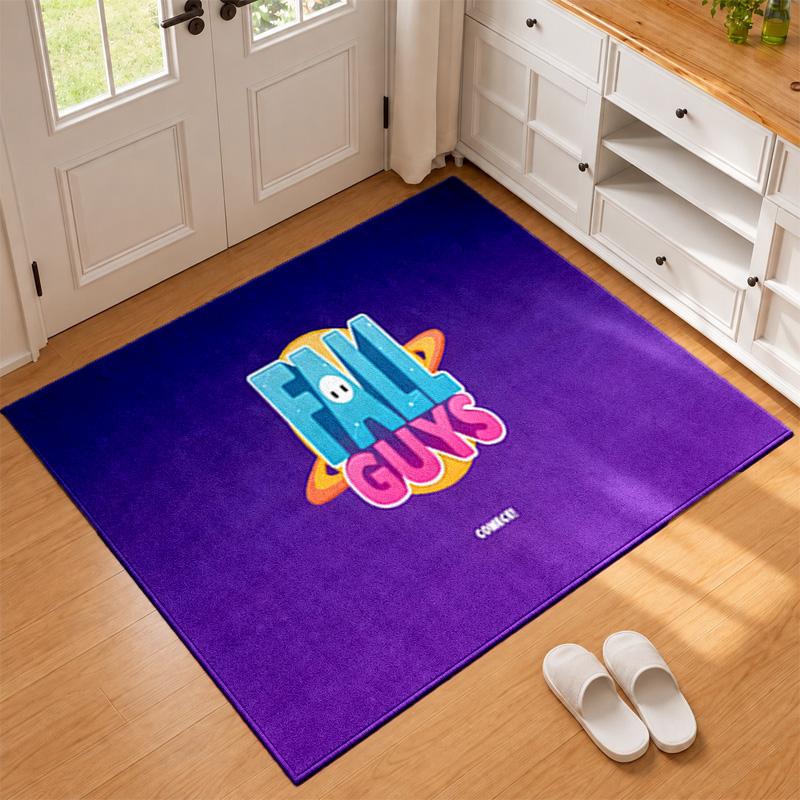 Fall Guys Carpet Door Mat for Living Room or Bedroom Protective Mat Under Chair Office Decoration Christmas Gift Birthday Present