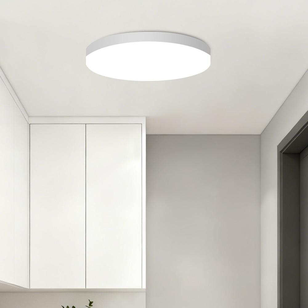 Modern LED Ceiling Light Energy-Saving Induction Radar Infrared Human Body Sensing Sound Control for Staircase Balcony Plastic