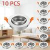 JOYINLED 10 Pcs LED Recessed Ceiling Spot Lamp Replaceable Round LED Downlight for Living Room Bedroom Balcony Lighting