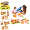 Creative Simulation Play Food Set For Kids Featuring Sandwich Burger And Fries