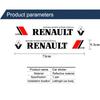 Car Styling Side Body Badge Emblem Decal Car Door Side Stripes Stickers for Renault Sport Duster Megane 2 3 Accessories S888