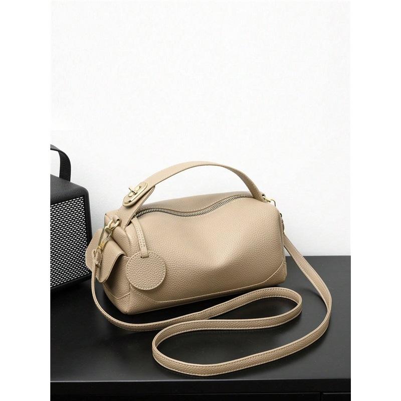 

Сумка женская мессенджер из мягкой кожи большой вместимости, дорожная сумка-подушка, женская сумка, портативная сумка через плечо One Size хаки