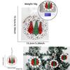 Beautiful Wooden Christmas Snowflake Ornaments For Festive Tree Decorations