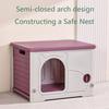 Outdoor Cat House Weatherproof Stray Cats Houses Four Seasons Warm Pet Cave Outdoor Nest Cozy House for Small Pets Supplies