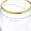 LARA Christie Platinum and Gold Rimmed Tumbler (Pair) (lh-84-0001p)