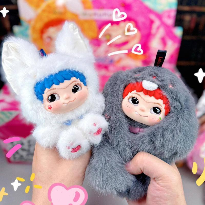 Wakuku Lis Króliczek Cukierek albo psikus Blind Box Słodka Wakuku Figurka Akcji Mystery Box Lis Króliczek Lalka Anime Brelok Torebka Niespodzianka Zabawki