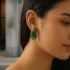 Nieregularne Kolczyki Żywiczne Kolorowe Pozłacane Kolczyki Studs Nowe Geometryczne Kolczyki Y2K