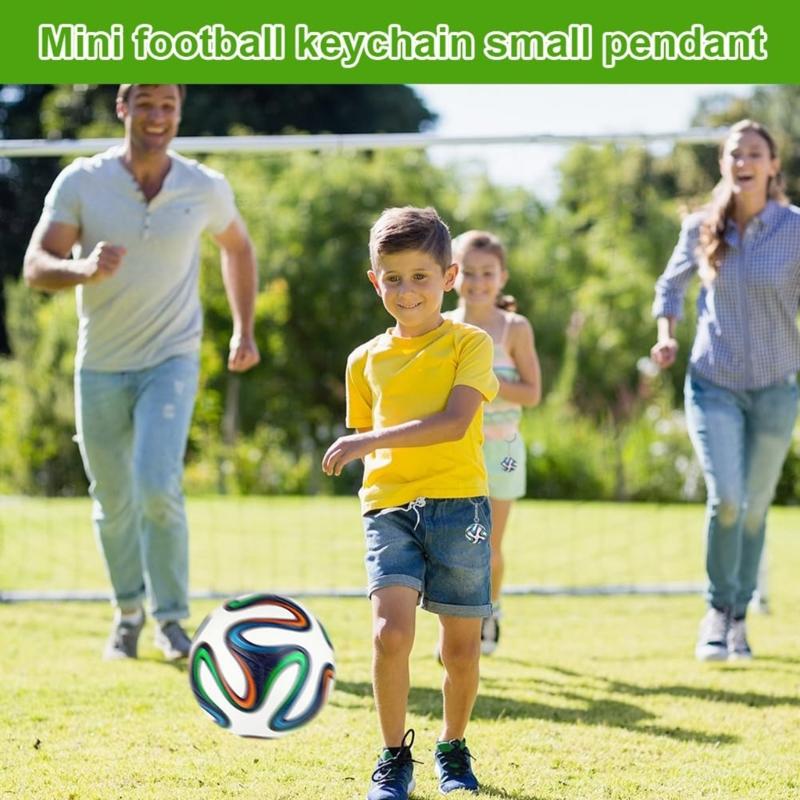 Fashionable Soccer Keychain Charm Sturdy Pendant Practical Decoration Perfect Gifts for Football Players and Fans
