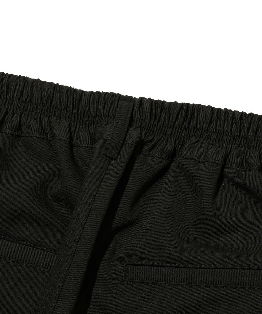 OTHERFITS Double-Pleat Street Wide Fit Slacks (Black)