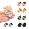 2Pcs Guitar Strap Lock Guitar Strap Button Set Metal Strap Lock Flat Mushroom Head for Acoustic Electric Guitar Ukulele