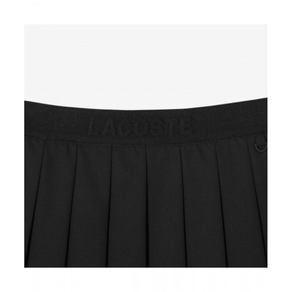 ★LACOSTE★ Women's Wool Pleated Skirt Black JF327E-54N031 Women's Pleated Tennis Skirt - Shorts & Skirts - New In 2025