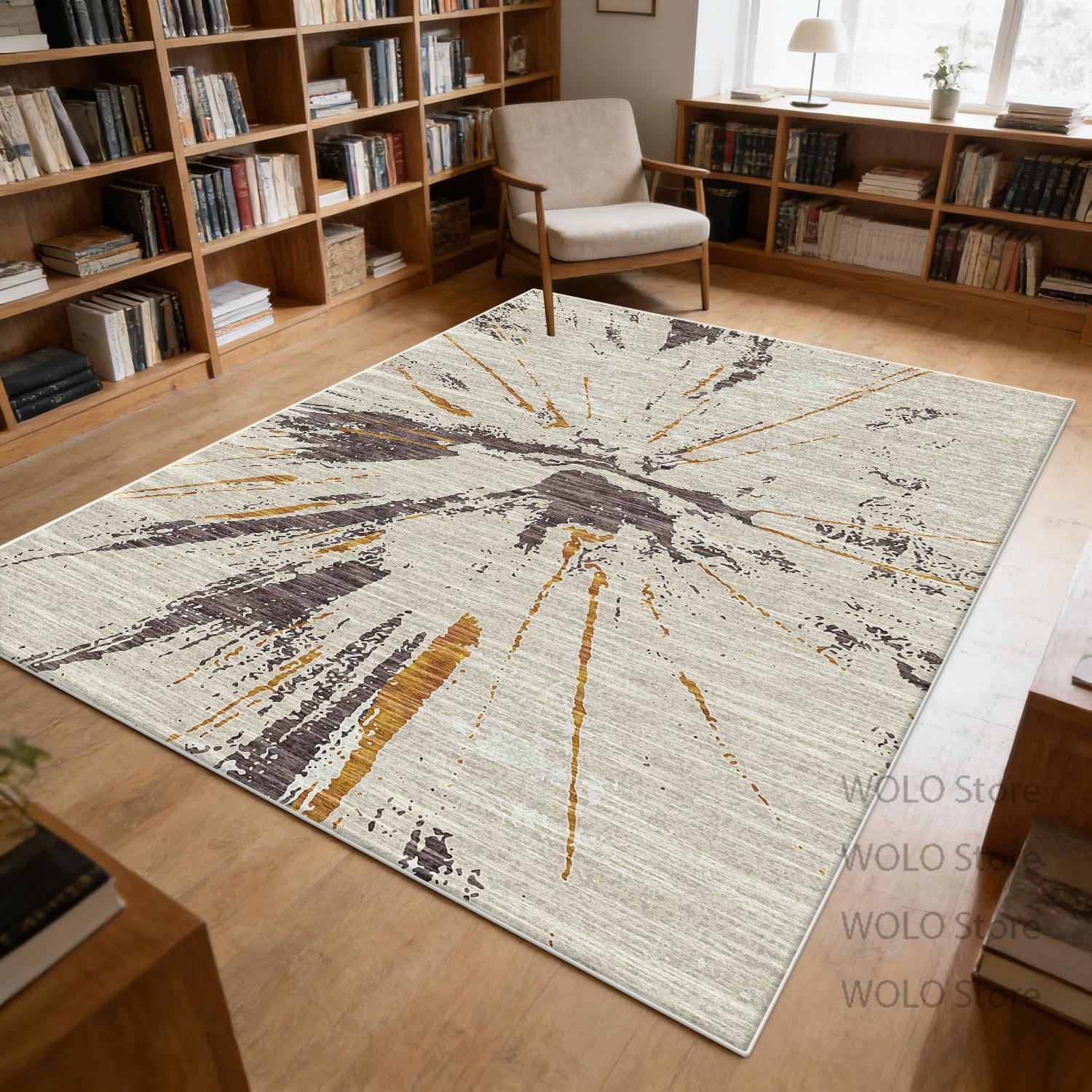 Скандинавский Абстрактный Ковер Гостиная Диван Журнальный Столик Складной Моющийся Напольный Коврик Спальня Прикроватная Зона Прихожая study Ковер Гардеробная 60x90cm