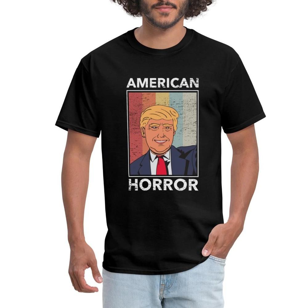 American Horror  ?C Funny Anti-Trump Parody Men s T-Shirt Unisex T-Shirt S