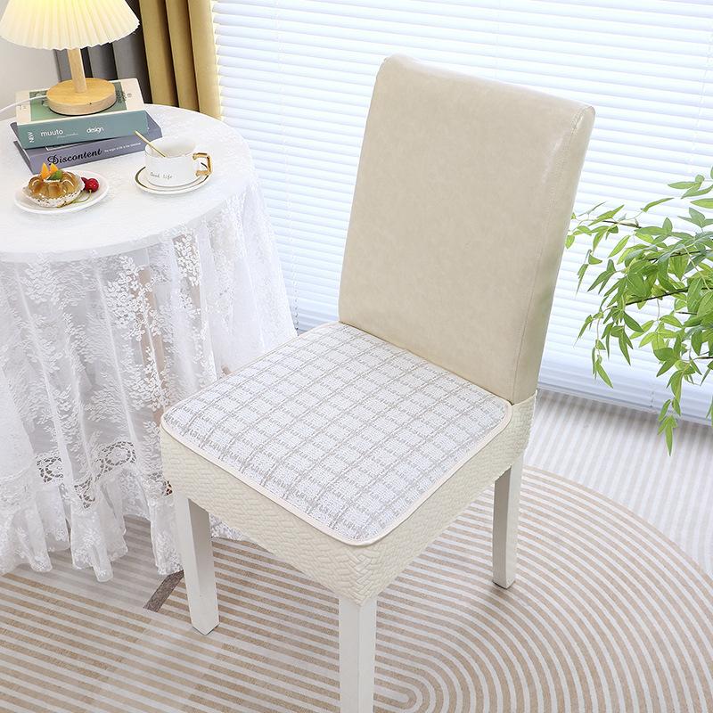 

Всесезонний Універсальний Чохол на Стілець з Крижаного Шовку Новий Нековзкий Домашній Чохол на Обідній Стілець Повністю Закритий Високоеластичний Чохол на Стілець Простий 42*40cm