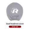 abcd1 Car Seat Headrest Protective Cover Anti-Dirty Pillow Protector For VW Passat Golf Tiguan Polo Scirocco Jetta CC T-ROC Touareg