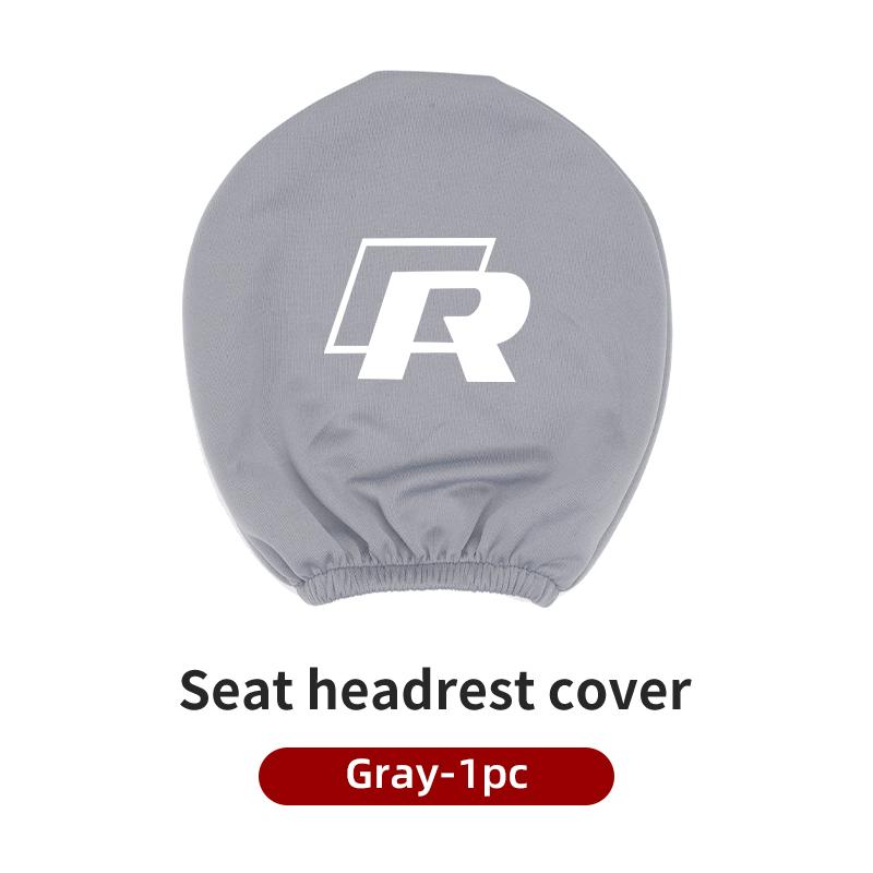 abcd1 Car Seat Headrest Protective Cover Anti-Dirty Pillow Protector For VW Passat Golf Tiguan Polo Scirocco Jetta CC T-ROC Touareg