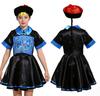 Chinese Dynasty Style Zombie Costume Set With Hat And Belt For Themed Events And Halloween