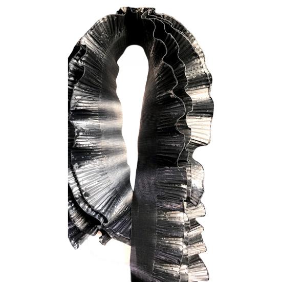

1M Metallic Ruffle Trim Pleated Lace Trim DIY Sewing Wedding Dress Costume Bag Curtain Crafts Decoration Trimming