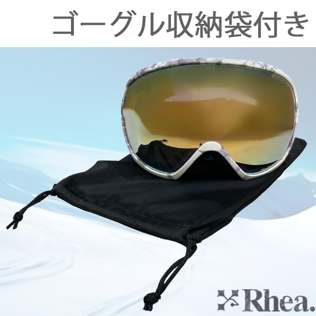 Snow Goggles HD Lens [Rare] RH223HD-1 MBK/RED