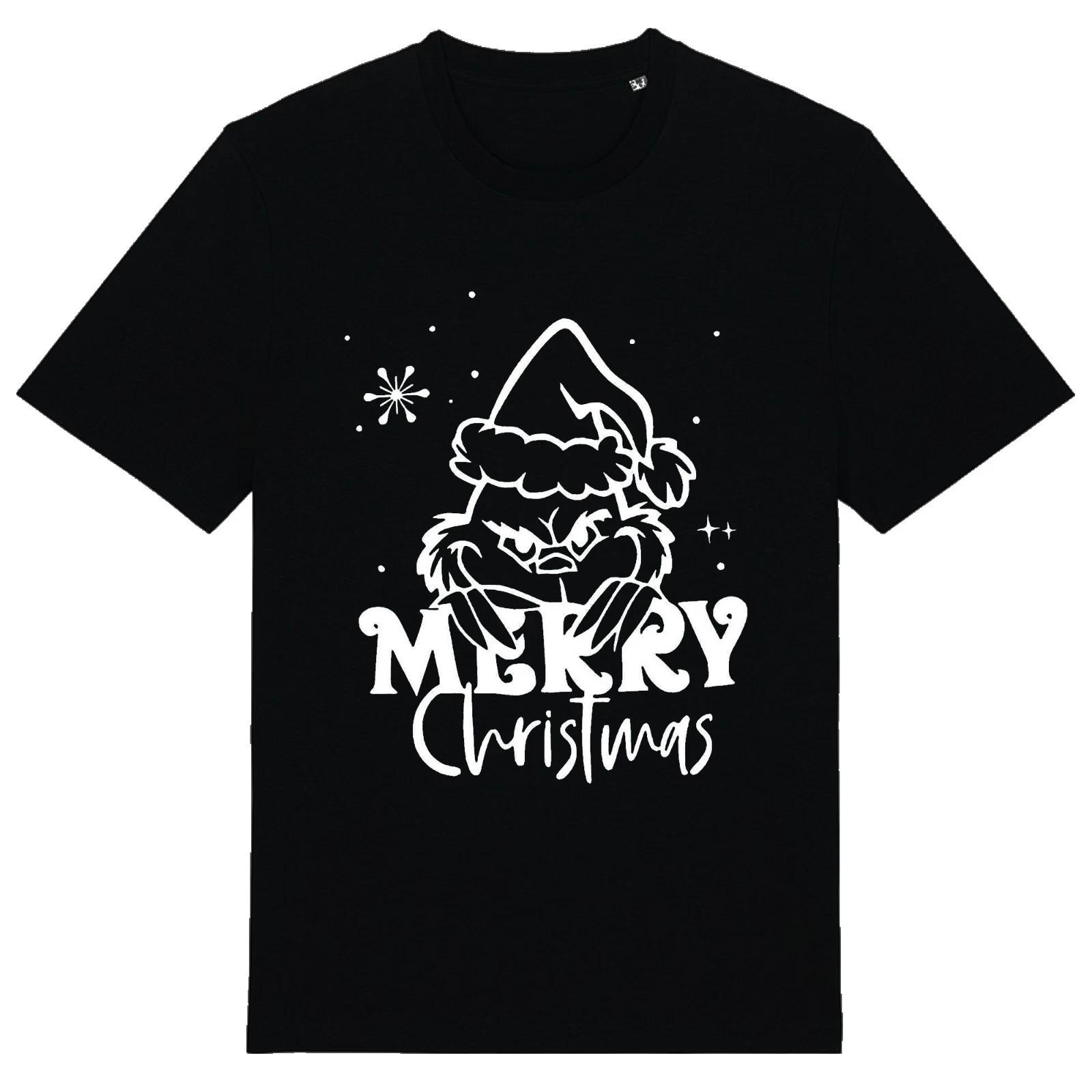 Grinch Merry Christmas - Unisex T-Shirt Festive Jolly Secret Santa Xmas Carol 3XL