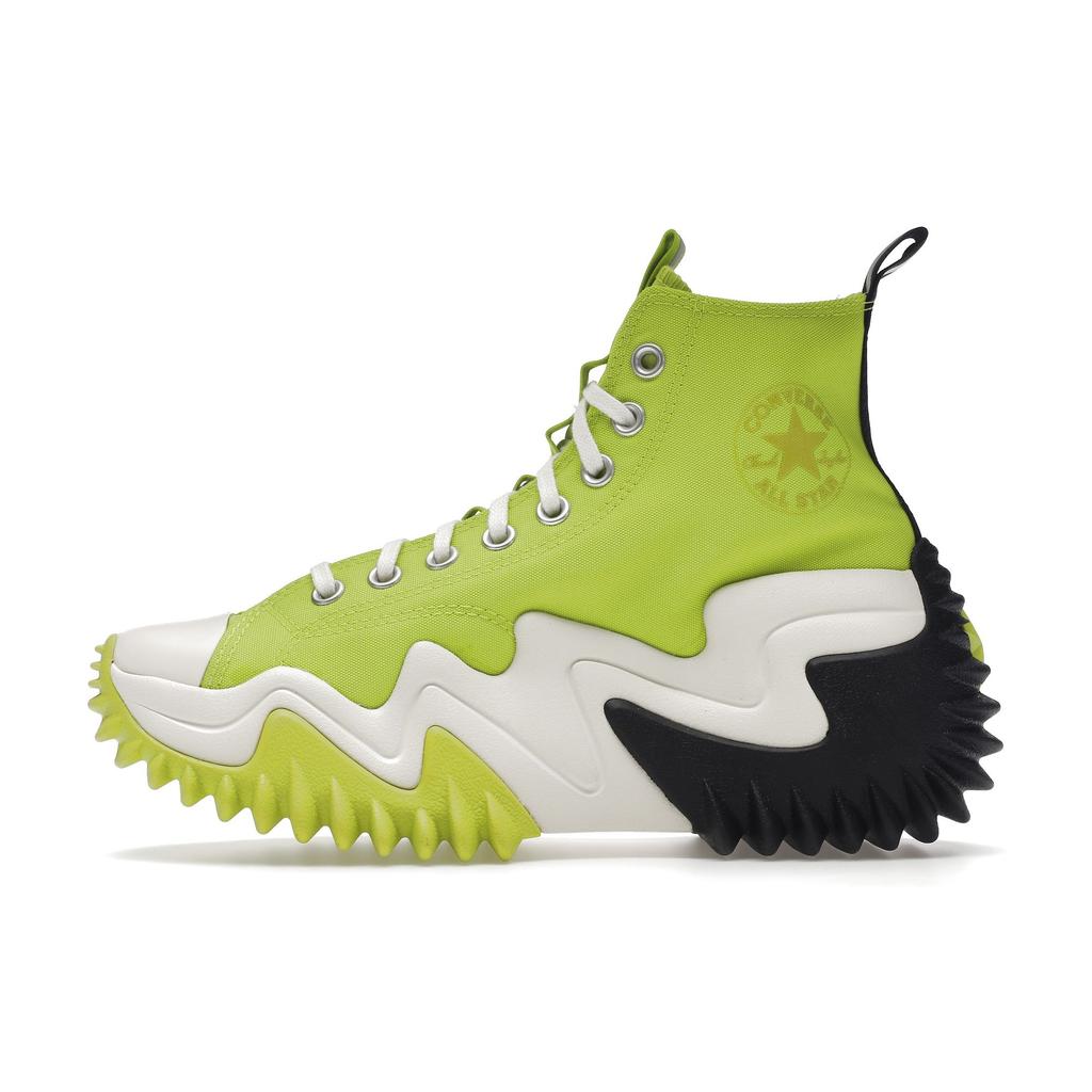 Converse Run Star Motion High Lime Twist Unisex Sneakers Grønn Svart Egret 172066C