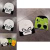 Halloween Pumpkin Skull Pattern Knit Hat With Show Eye For Winter And Fall Seasonal Wear
