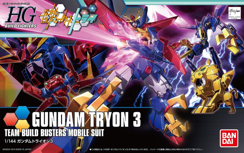 HGBF Gundam Tryon 3 Build Fighters 1/144 (Gundam Try)