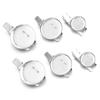 20 Stück 19 23 30mm Runde Broschenbasis Haarspangen Cabochon Leere Tabletts Broschennadeln Für DIY Schmuckherstellung Kleidung Kopfbedeckungen Zubehör