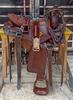 Silla de caballo Premium de Cuero Occidental para Barrel Racing, 12" a 18"